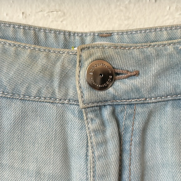 BCBGeneration Light Blue Denim Hight Waist Shorts - Picture 7 of 9